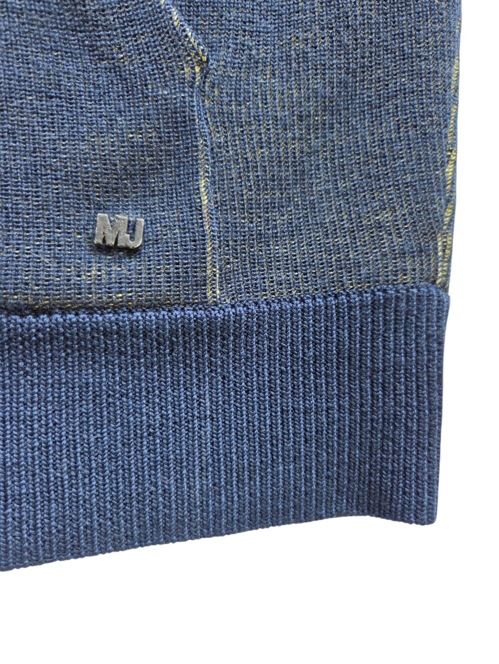 Marc by Marc Jacobs Hoodie Men Large Navy Wool Blend Full Zip - Picture 9 of 12